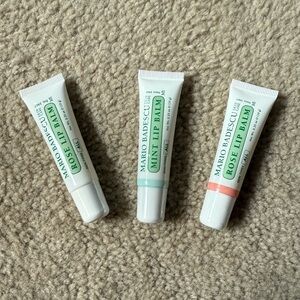 3 NEW Mario Badescue Lip Balms
